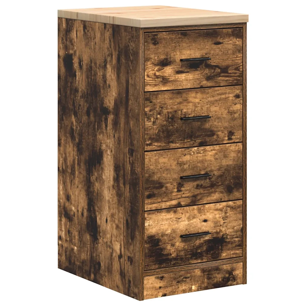 Armadi da Garage 2 pz Rovere Fumo in Legno Multistrato CFW4227776