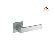 MANIGLIA ALU BLUE C/RB Q 50 F/CHIAVE CROMO SATINATA