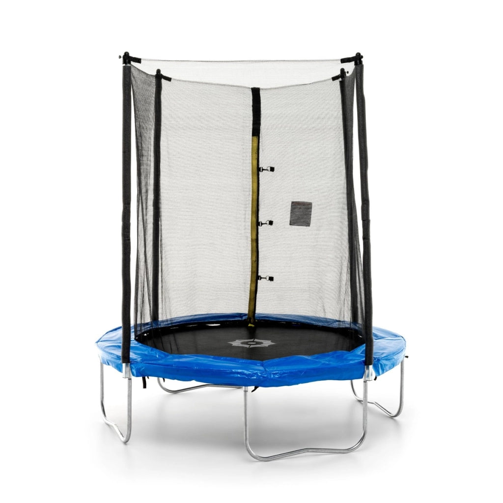 Trampolino Hopper 185 cm con rete di protezione in ferro zincato
