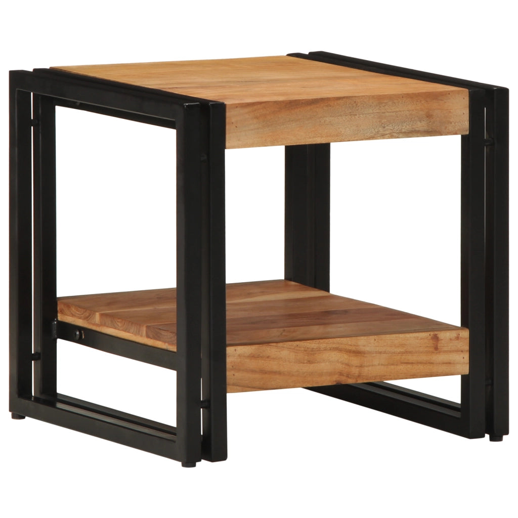 Tavolino da caffÃ¨ 40x50x38 cm in legno massello di acacia