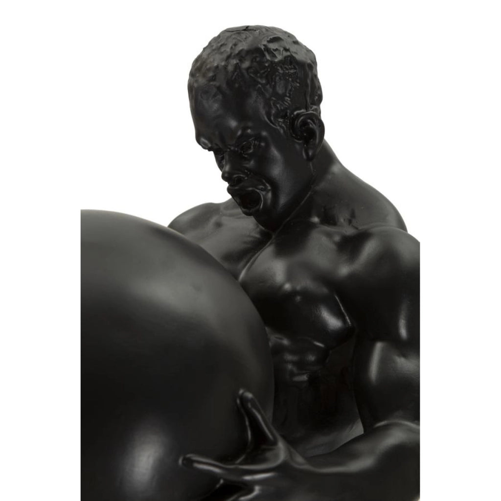 Scultura VKH371, Nero, Poliresina, 18,5x20,5x43,5 cm