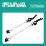 Accessorio per bicicletta - Serratura ultraleggera - Materiale altissima qualità acciaio/alleggerimento d'alluminio - Funzione di chiusura semplice - Adatto per ruote da 26 pollici - Bicicletta accessoria