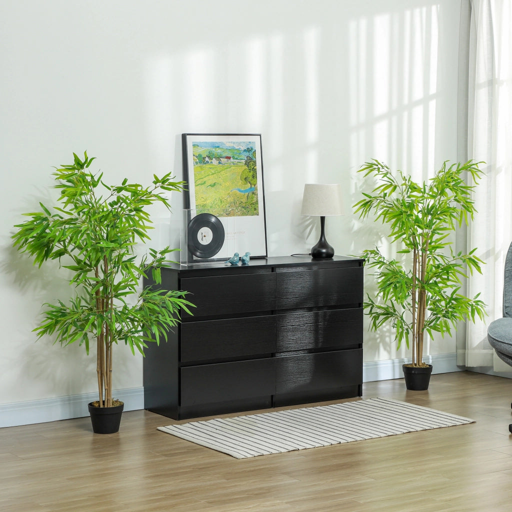 Piante di Bamb¨´ Artificiali Set 2 Pezzi ¨C Xylo ¨C Altezza 150cm Foglie Realistiche Vaso Incluso Nero Verde