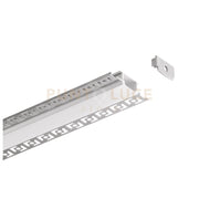 GSTP170- PROFILO IN ALLUMINIO A SCOMPARSA PER CARTONGESSO COLORE GRIGIO PIU DIFFUSORE MT2 L.2,75CM
