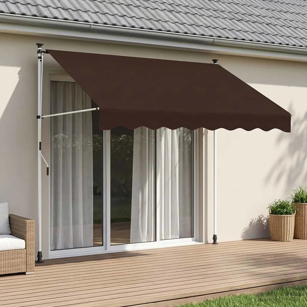 Tenda retrattile manuale Marrone 200 cm 42037046