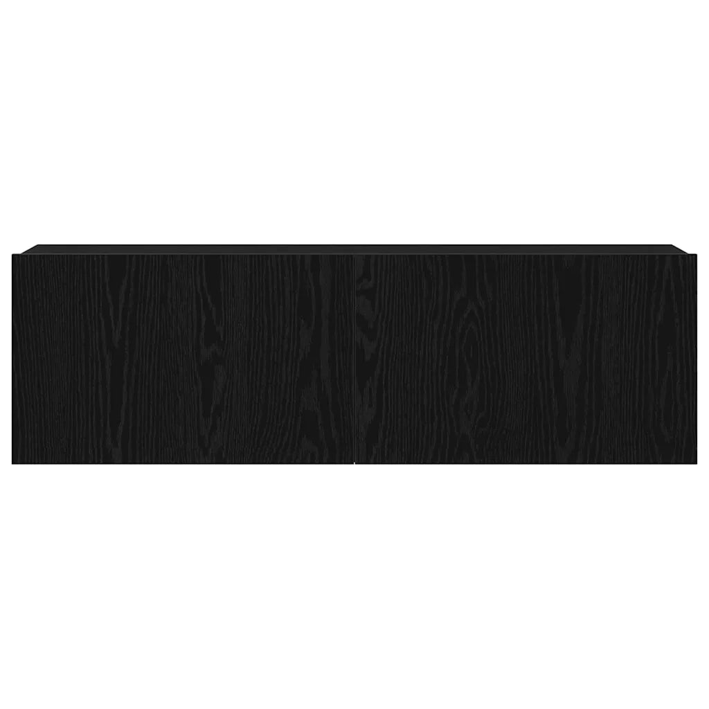 Mobile TV-Credenza per TV-Console TV Rovere Nero 100 x 30 x 30 cm Legno multistrato