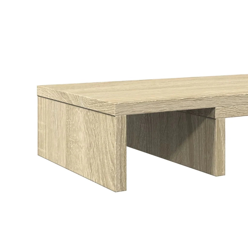 Supporto per monitor regolabile per scrivania/tavolo legno ingegnerizzato rovere Sonoma marrone 02_0044970