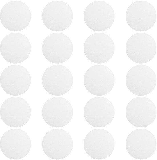 Pacchetto di 20 mattoncini antiscivolo per doccia, adesivi per doccia, mattoncini antiscivolo con adesivo, mattoncini antiscivolo trasparenti Ø 10 cm, adesivi di sicurezza, mattoncini antiscivolo autoadesivi per la doccia, rotondi.