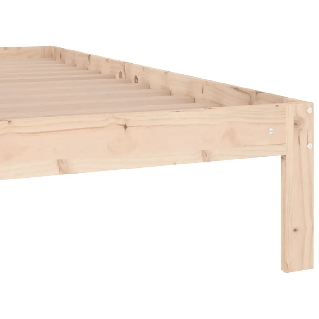 Giroletto-Struttura Letto in Legno Massello 120x190 cm Small Double 370769