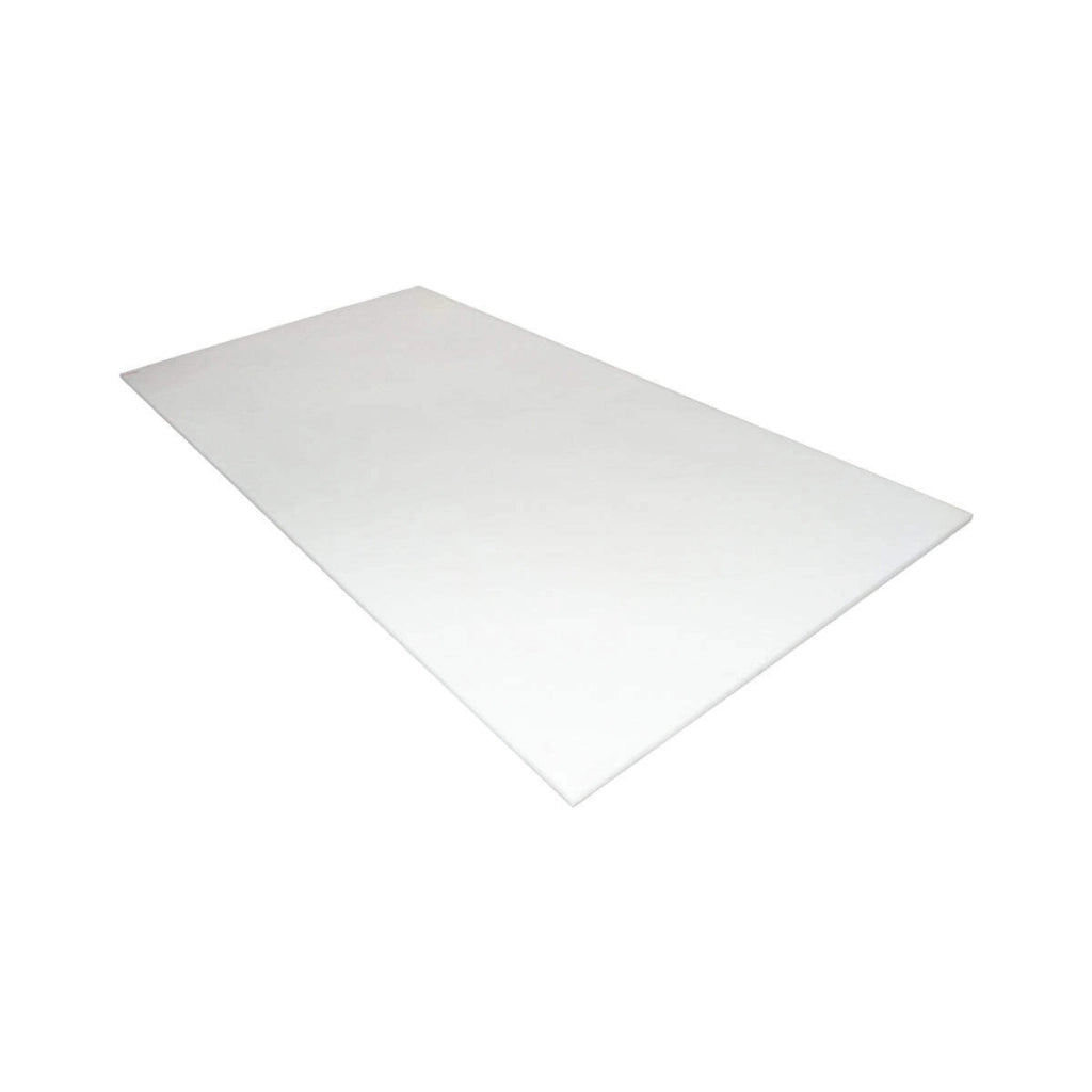 Placca di poliammide, poliossimetilene-poliacetale POM bianca 1000x500x35mm 35.7 Kg