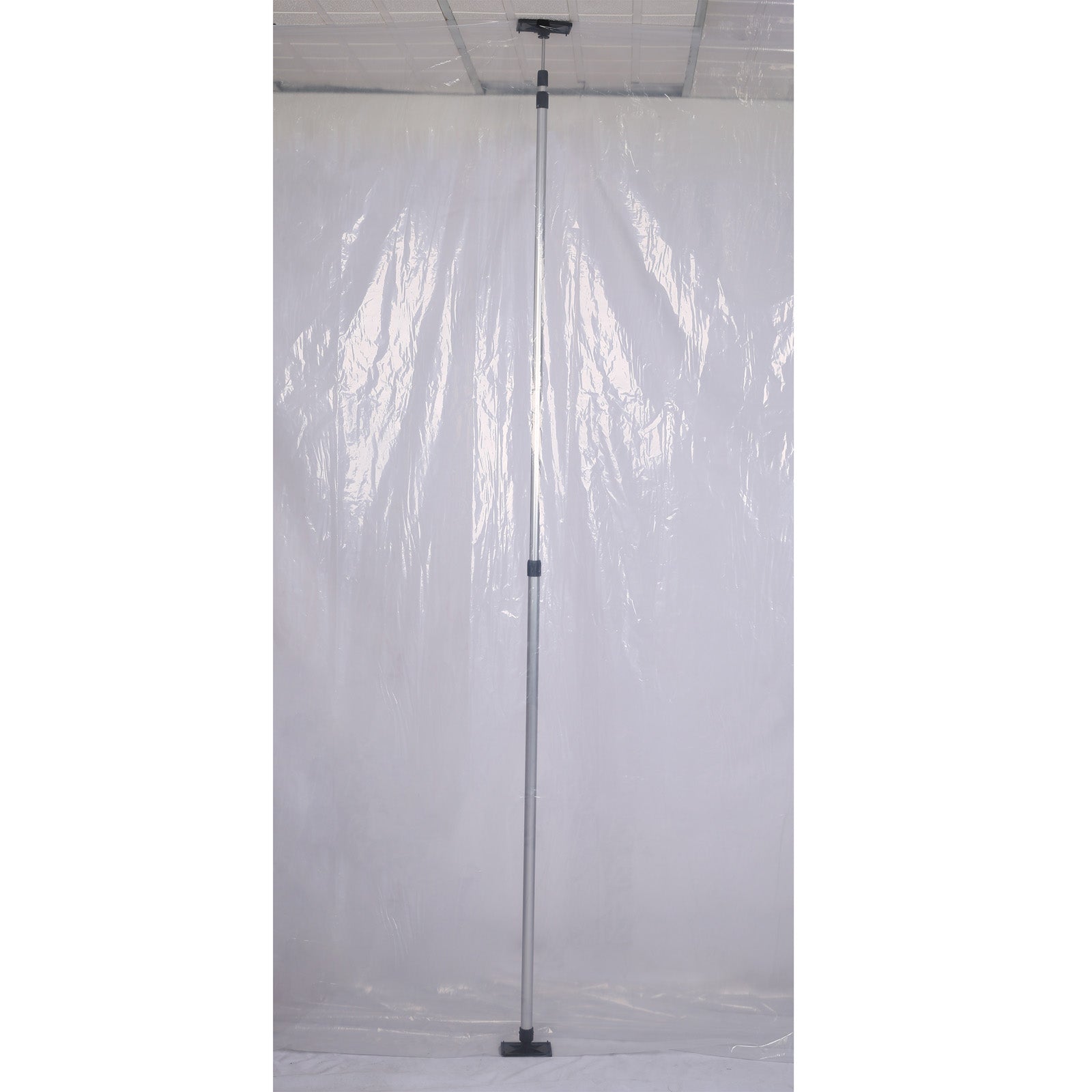 Set di parete antipolvere XPOtoo 4x10m Zip per porta in pellicola Sbarre telescopiche 1,5-3,9m