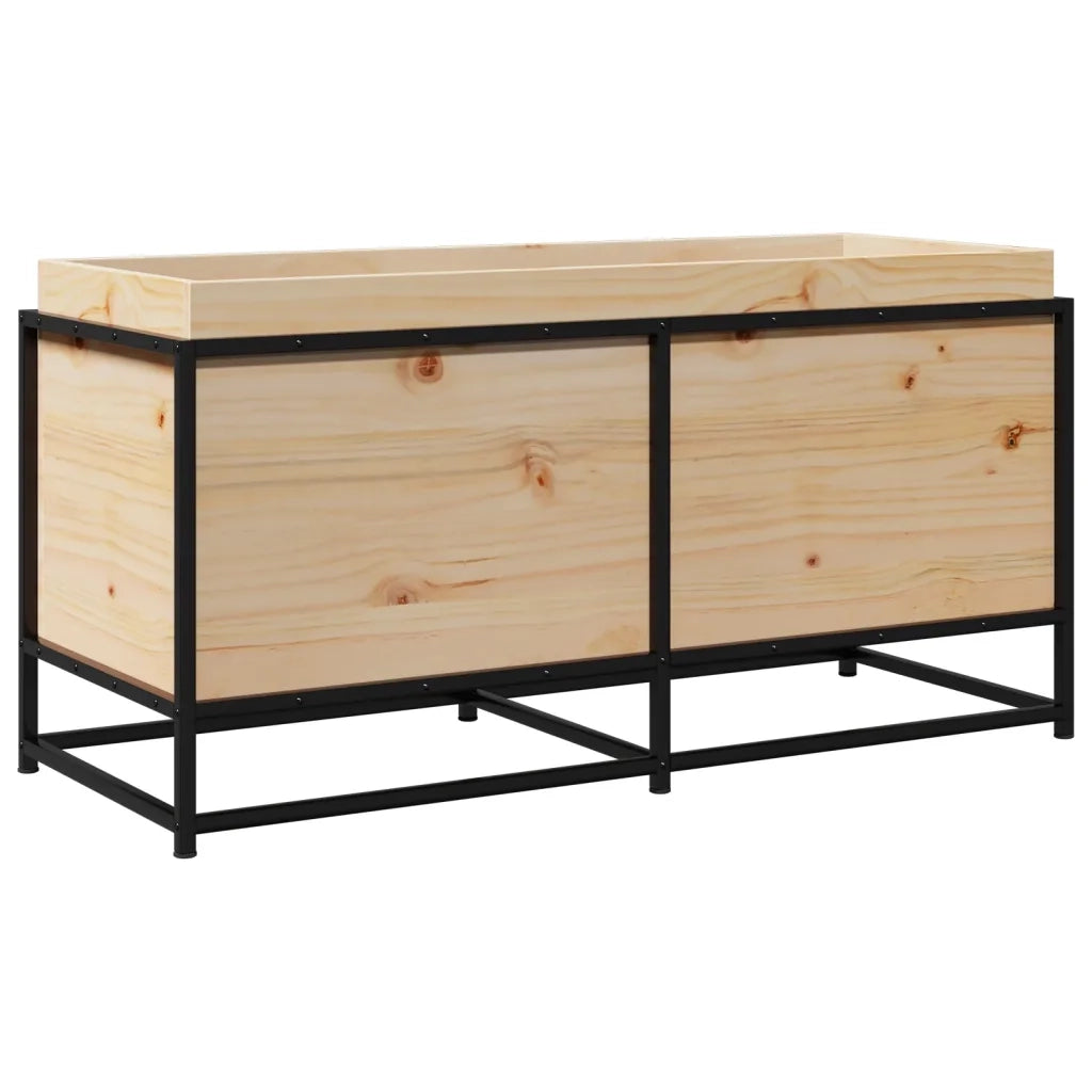 Fioriera da Giardino-Vaso da Esterno 100x40x50 cm in Legno Massello di Pino