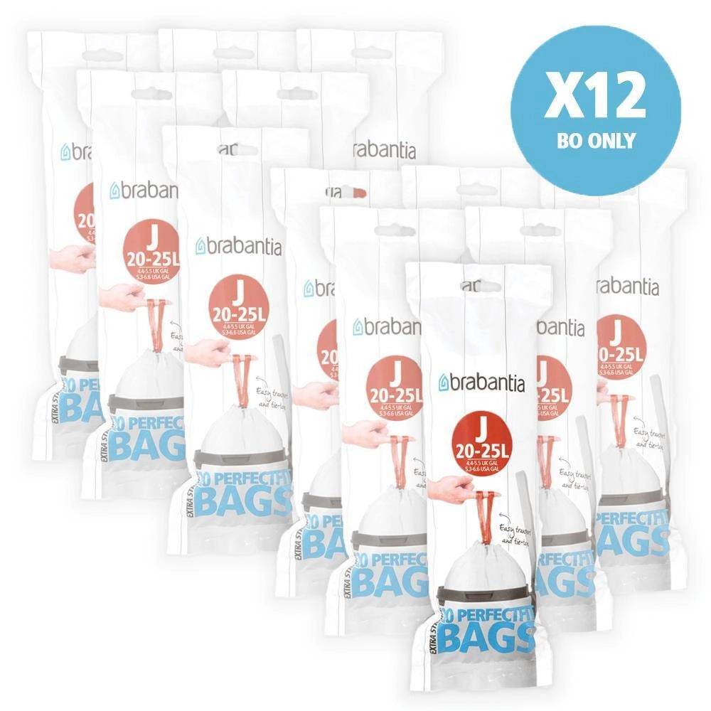 Brabantia 115585 sacchetto per rifiuti 23 L Bianco 20 pz