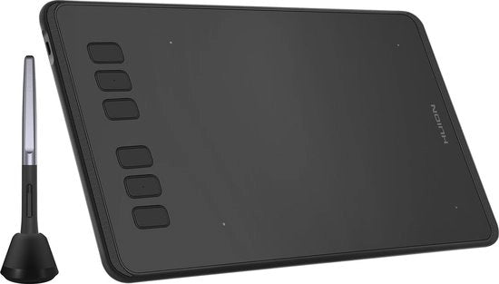 Tavolo di disegno grafico - Stilo digitale senza batteria con 8192 livelli - 6 tasti Express - Supporta Windows Mac Android