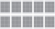 Punti di Riferimento Tracciabili 10 Vel - Marcatori Riflettenti - Riciclabili - Scanning Preciso - Misurazioni Ottiche - Strumenti di Posizionamento - Marcatori Riflettenti