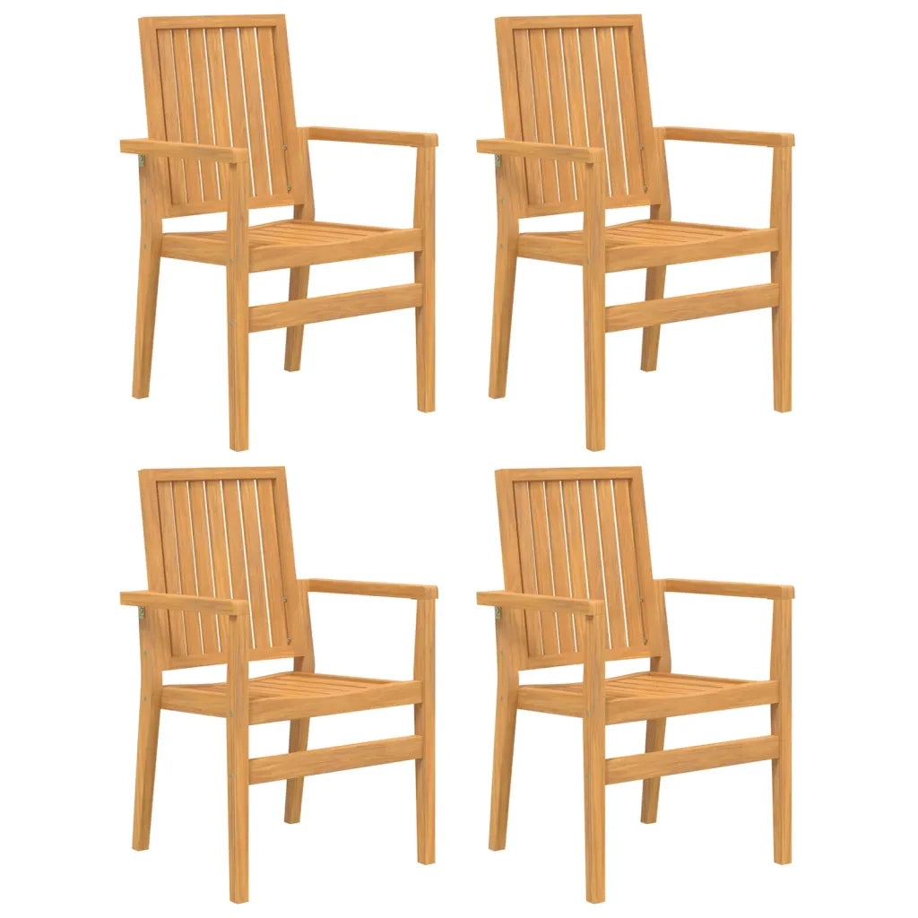 Set da Pranzo per Giardino 5 pz in Legno Massello di Teak 3157913