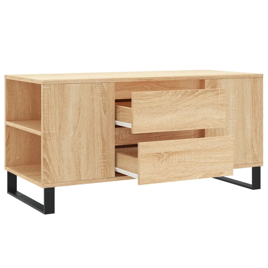Tavolino salotto | Tavolino da caff¨¨ | Tavolino da Soggiorno Rovere Sonoma 102x44,5x50 cm Legno Multistrato