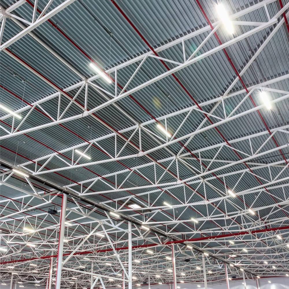 Plafoniera led optonica 6698 50w 4150 lumen 4000k 150cm ip65 uso industriale