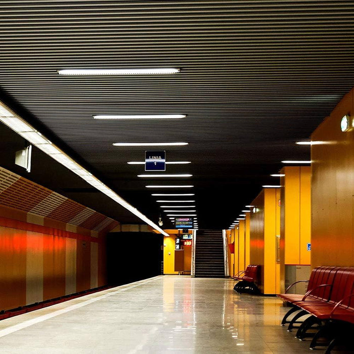 Optonica 6704 plafoniera led 150cm 55w 4500k ip65 impermeabile interno /esterno