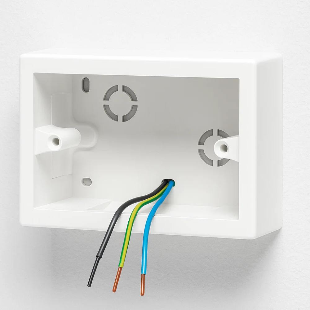 Scatola da parete marlanvil 1723 fc b 3 moduli bianco ip20