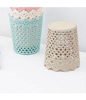 2pz Cestino Porta Oggetti Organizzatore Casa Cesto In Plastica à¸14x17.6 Cm 79477         