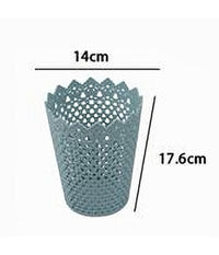 2pz Cestino Porta Oggetti Organizzatore Casa Cesto In Plastica à¸14x17.6 Cm 79477         