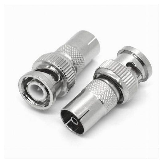 2pz Connettore Adattatore Bnc Maschio Ad Antenna Femmina Videosorveglianza C-082         