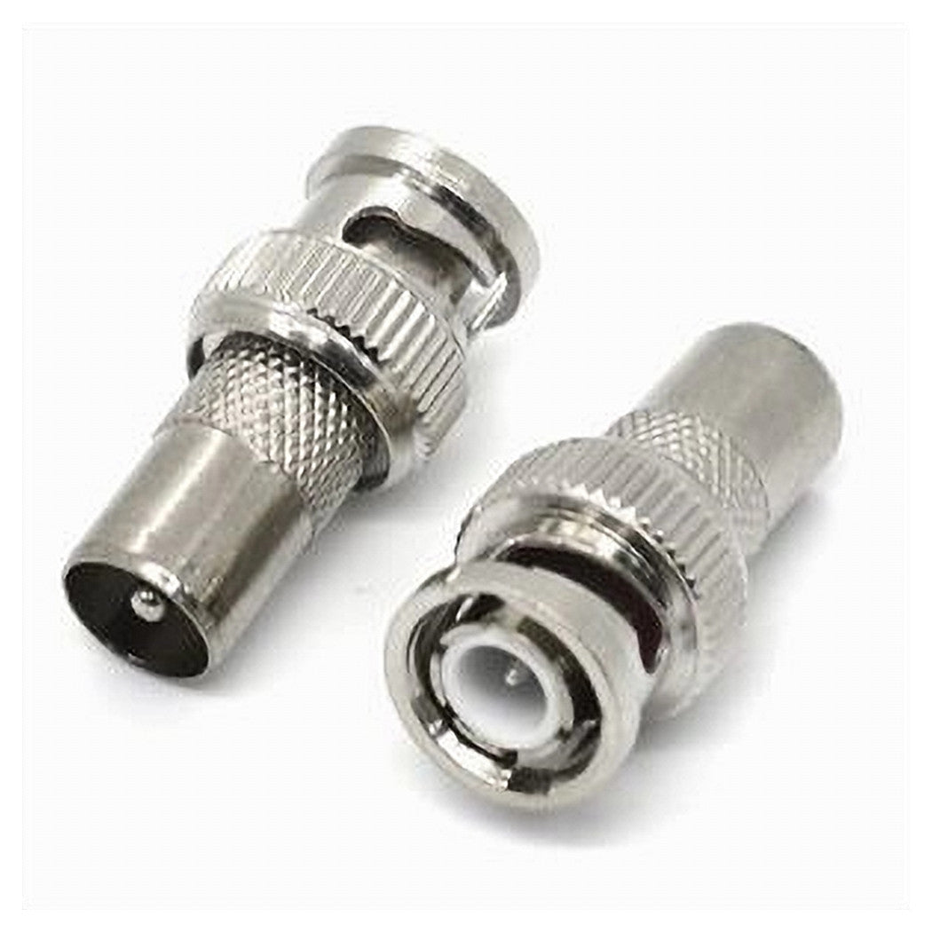 2pz Connettore Bnc Maschio Ad Antenna Maschio Adattatore Videosorveglianza C-083         
