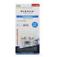 2pz Connettore Bnc Maschio Ad Antenna Maschio Adattatore Videosorveglianza C-083         