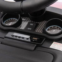 Macchina per Bambini con Licenza Land Rover 6V, Funzionamento Elettrico e a Spinta, Velocità 3km/h, Rosso