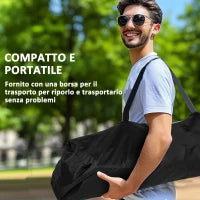 Set 2 Sedie da Campeggio Pieghevoli con Borsa Frigo, Portabicchieri e 2 Tasche, 94x62x100 cm, Rosso
