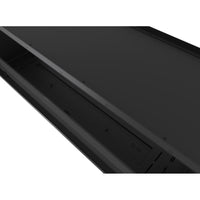 Caminetto a Bioetanolo 2Side 1200 Slim da Incasso con due facciate - Nero Opaco, con Vetro, Bruciatore 4L, Design Moderno