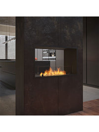 2SIDE SLIM - Biocamino Bifacciale Camino A Bioetanolo Da Incasso Cm 80
