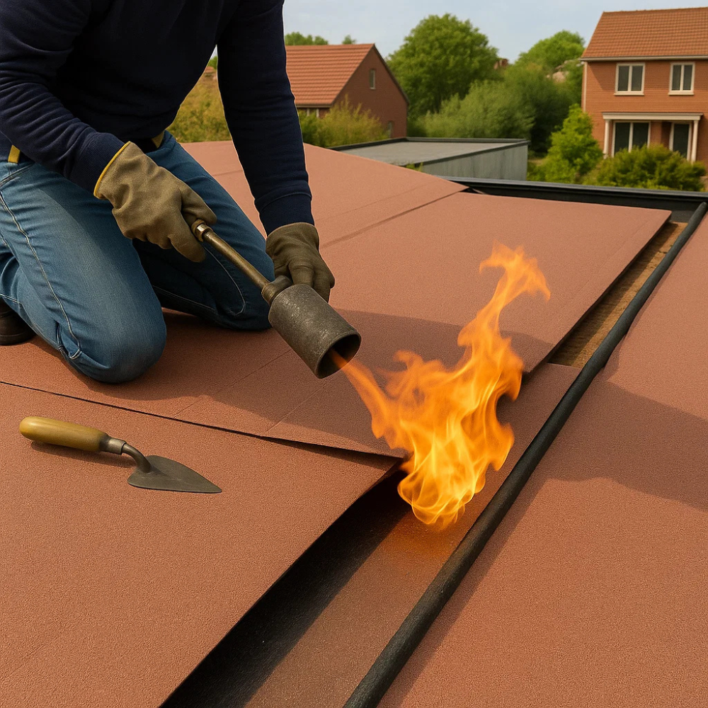 Guaina ardesiata rossa casasciutta impermeabilizzazione terrazze 8 rotoli 1x10 m