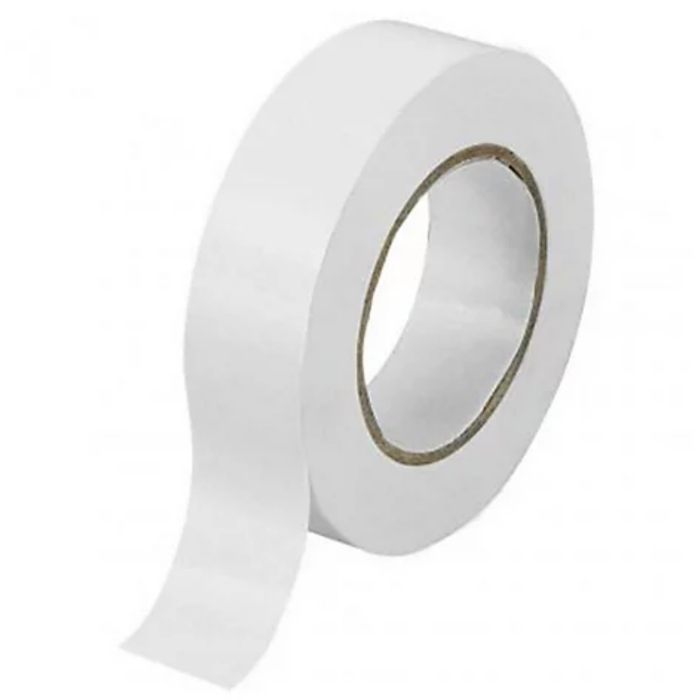 Kit nastro isolante in pvc autoestinguente multicolore per impianti sicuri *** colore bianco, dimensioni 15 mm x 10 m...