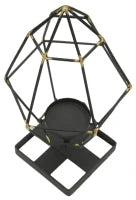 Porta Candela Bright Piramid Cm 15X13X29