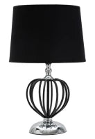 Lampada Da Tavolo Darky Silver Cm Ø28X44,5