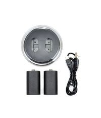 2x Batteria Ricaricabile + Di Ricarica Dock Stazione Per Xbox One Joystick         