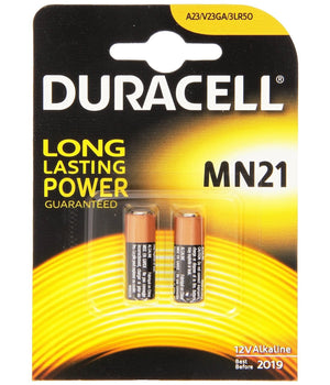 2x Batterie A23 Mn21 Duracell Alcalina 12v 23a V23ga Lr50 Pile Per Telecomando         