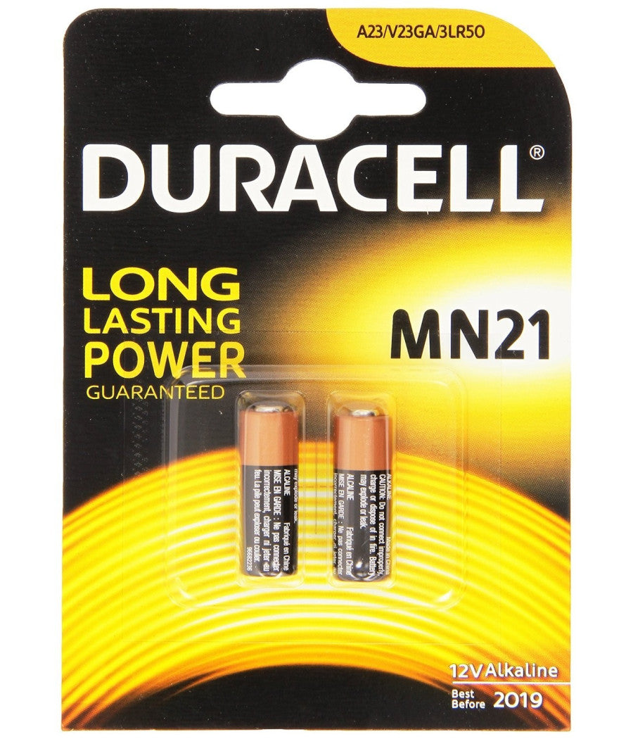2x Batterie A23 Mn21 Duracell Alcalina 12v 23a V23ga Lr50 Pile Per Telecomando         