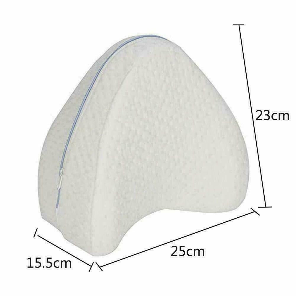2x LEG PILLOW CUSCINO PER DORMIRE GAMBE SCHIENA MEMORY FOAM SUPPORTO ORTOPPEDICO - ZENCOCCO