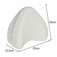 2x LEG PILLOW CUSCINO PER DORMIRE GAMBE SCHIENA MEMORY FOAM SUPPORTO ORTOPPEDICO - ZENCOCCO