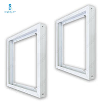 CORNICE QUADRATA PER PANNELLO LED 60x60 CM SUPPORTO TELAIO AIGOSTAR 2 PEZZI