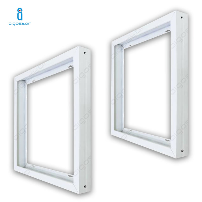 CORNICE QUADRATA PER PANNELLO LED 60x60 CM SUPPORTO TELAIO AIGOSTAR 2 PEZZI