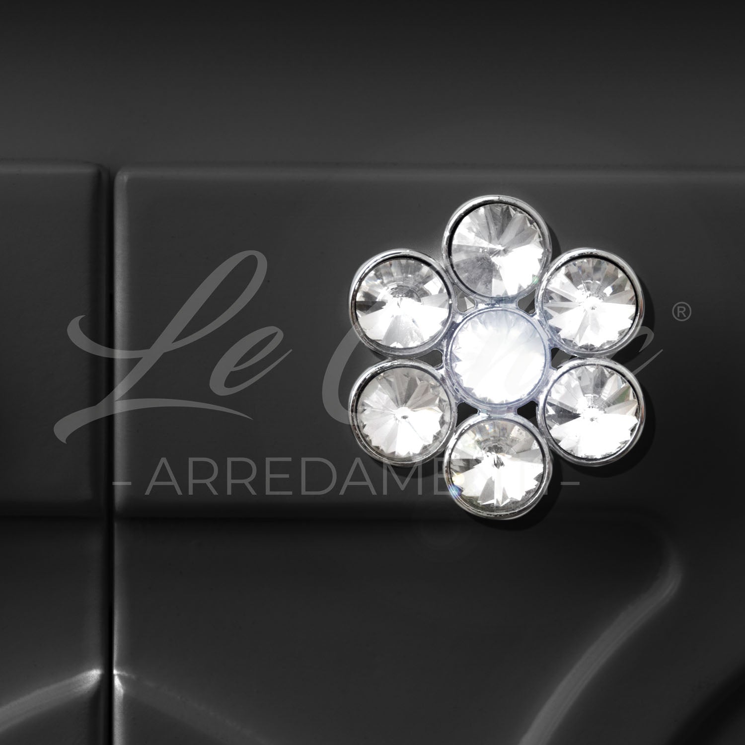 Mobile bagno nero sospeso stile Luxury con colonna - 120 cm, Vela