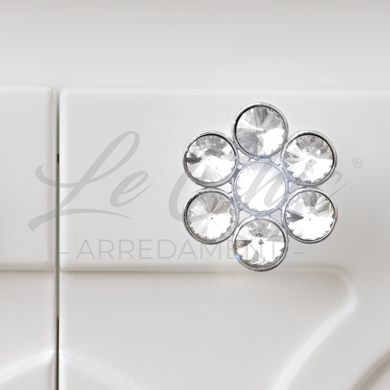 Mobile bagno moderno completo - 100 cm, Specchiera rettangolare led