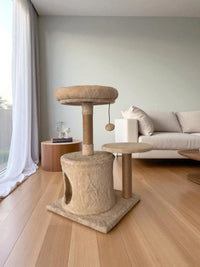 Letto ad albero per gatti in madreperla