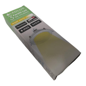 3 Faretti LED da Incasso Dimmerabili 5W 220V Rotondi Bianchi 3000K D87mm H36mm Foro 70mm IP65