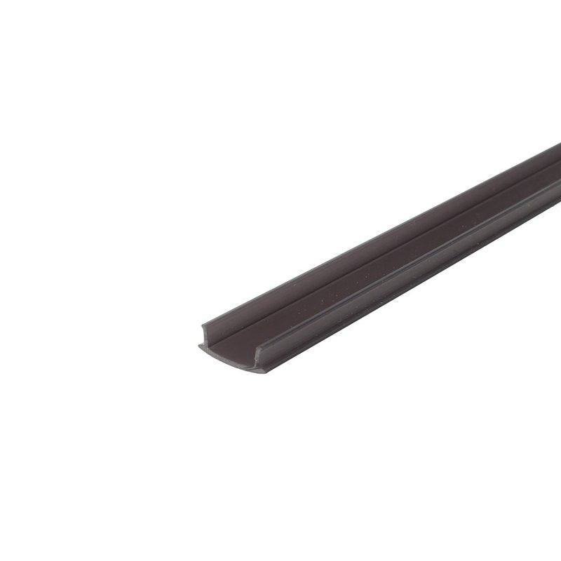 3 Metri Diffusore Copertura PC Fumé Nera Smerigliata per Profilo Alluminio Strip LED Universale