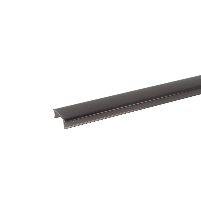 3 Metri Diffusore Copertura PC Fumé Nera Smerigliata per Profilo Alluminio Strip LED Universale